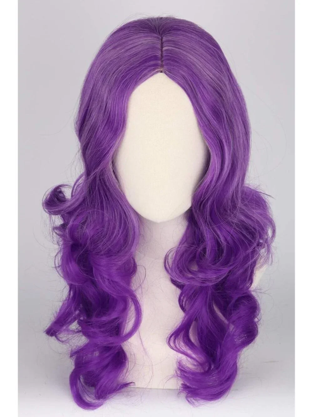 Women's Purple Red Short Cosplay Halloween Costume Wig With Necklace Earrings